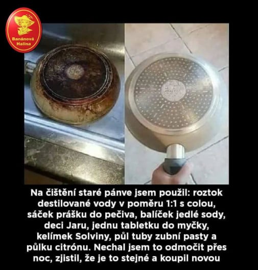 Ako očistiť panvicu - návod