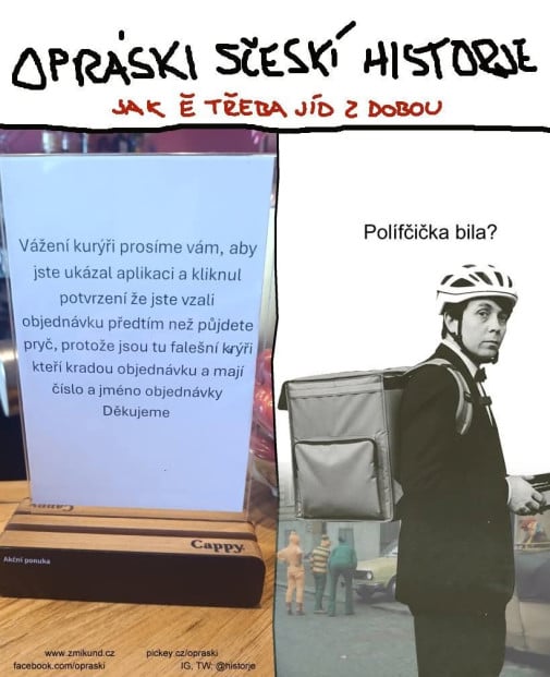 Kurír, prchni..