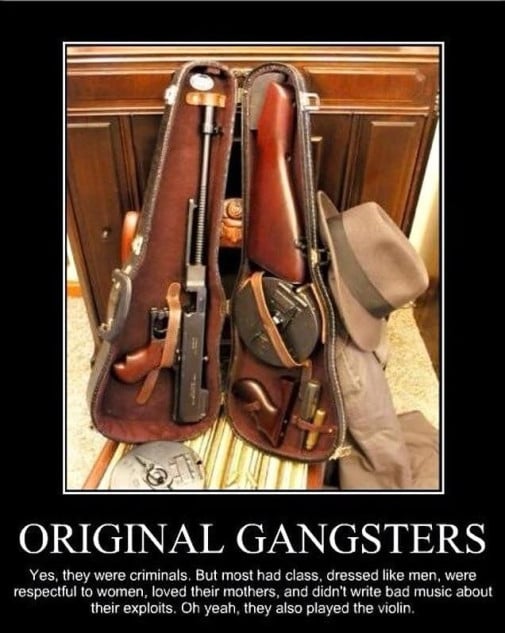 Originál gangster púzdro